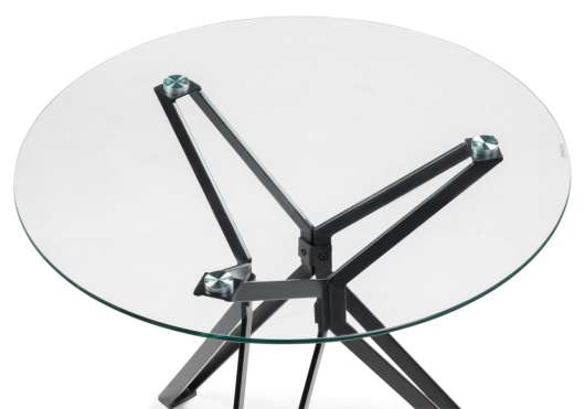 Стеклянный стол Roko 80 чёрный - купить за 0.00 руб.