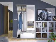 прихожая орион 1 ателье светлое/белый