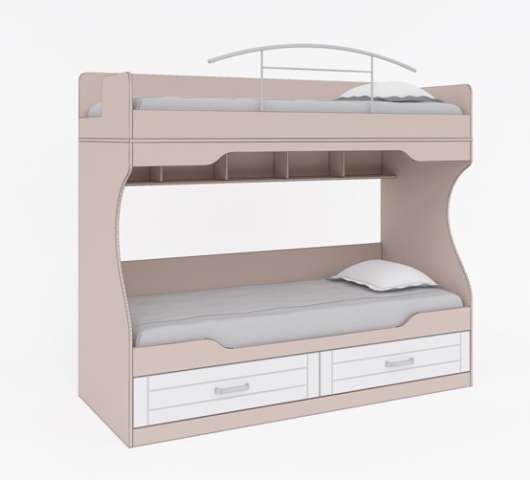 Кровать двухъярусная Аллегро №22 - купить за 15766.0000 руб.