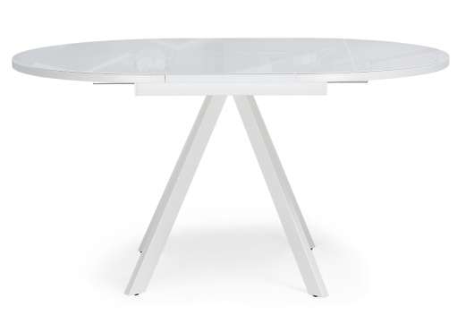 Стеклянный стол Трейси 110 белый - купить за 26400.00 руб.