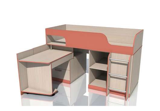 Кровать Рико с поворотным столом НМ 011.55 М - купить за 23229.0000 руб.