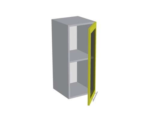 Шкаф 1-но дверный со стеклом В72 30Д1С Шанталь - купить за 0.00 руб.