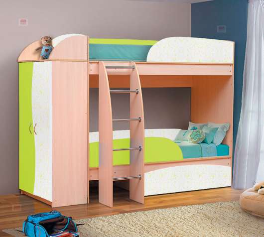 Двухярусная кровать Омега 4а - купить за 23957.00 руб.