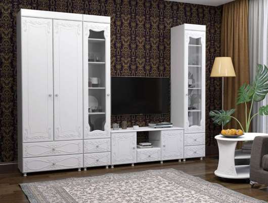 Гостиная Италия белое дерево (вариант 2) - купить за 55970.00 руб.