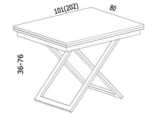 Стол-трансформер Cross Гриджио - купить за 0.00 руб.