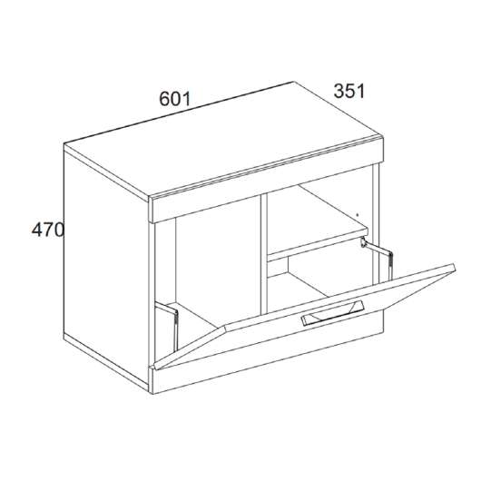 Тумба для обуви 1D Оскар - купить за 5999.00 руб.