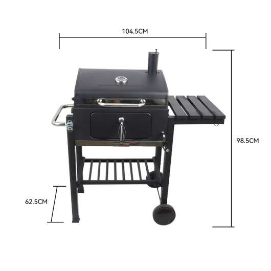 Прямоугольный угольный гриль барбекю Norway Rectangular Grill BBQ 4524S - купить за 24000.00 руб.