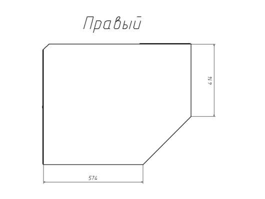 Шкаф угловой НМ 013.04-02 PZ Астория - купить за 9268.0000 руб.
