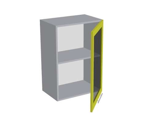Шкаф 1-но дверный со стеклом В72 50Д1С Базис-Классика - купить за 5115.00 руб.