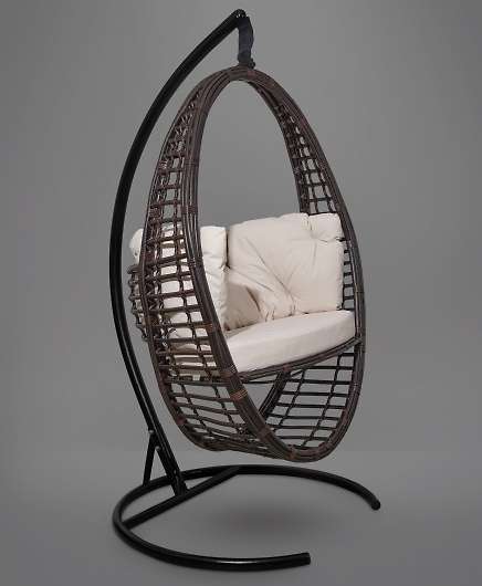 Подвесное кресло-кокон Derbent темно-коричневое - купить за 39990.00 руб.