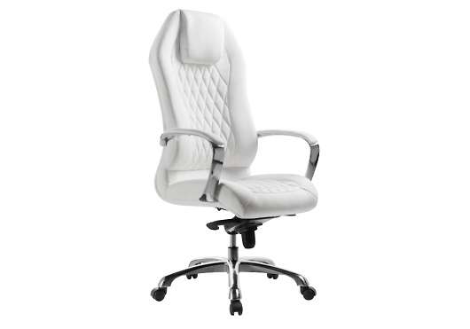Компьютерное кресло Damian white / satin chrome - купить за 22485.00 руб.