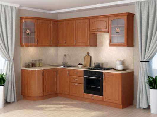 Кухня Классика угловая 1435х2000 - купить за 40420.00 руб.