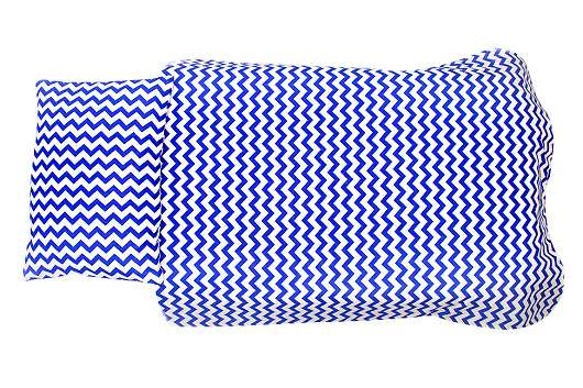 Постельное белье Бельмарко Зигзаги синие - купить за 1890.00 руб.