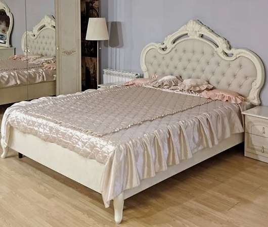 Кровать Ирина с мягким изголовьем - купить за 45598.00 руб.