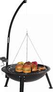 угольный гриль барбекю со штативом german bbq tripod