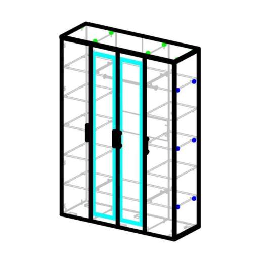 Шкаф 4-х дверный Бруно - купить за 0.00 руб.