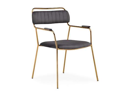 Кресло Aspen dark gray / gold - купить за 6990.00 руб.