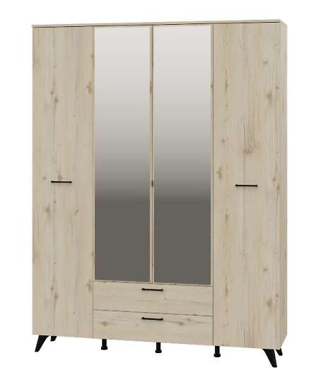 Шкаф для одежды с ящиками 4-х дверный Sofia 19 - купить за 38849.00 руб.