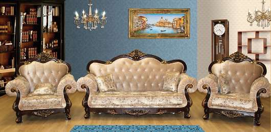 Диван с двумя креслами Илона орех - купить за 171940.00 руб.