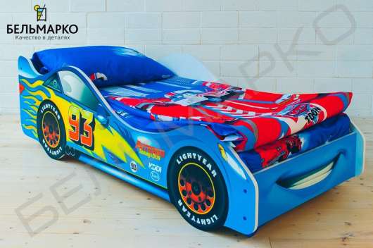 Детская кровать-машина Тачка синяя - купить за 7890.00 руб.