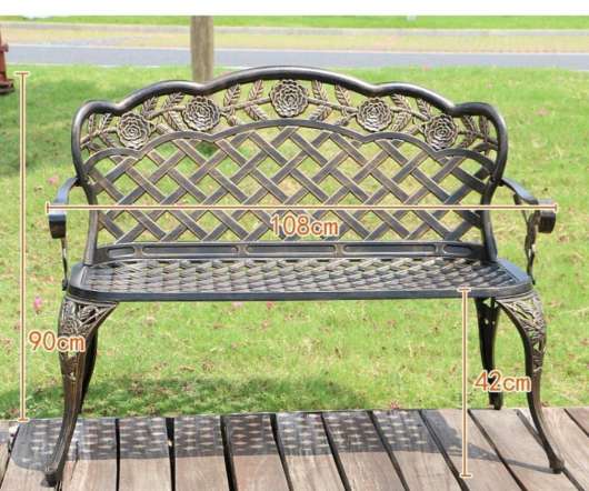 Скамейка садовая Чайная роза - купить за 0.00 руб.