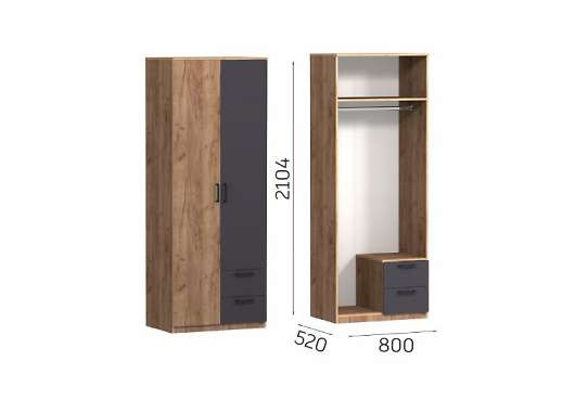 Шкаф 2-х дверный с ящиками Эконика - купить за 12075.00 руб.