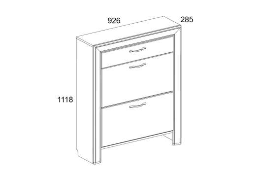 Тумба для обуви 2D1S Оливия - купить за 17999.00 руб.