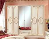 шкаф 6-и дверный роза