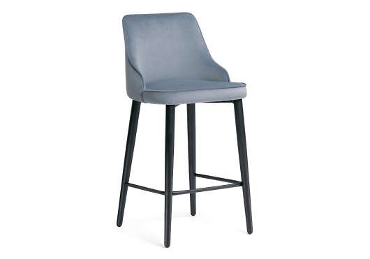 Полубарный стул Атани серо-синий / черный - купить за 7290.00 руб.