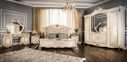 Спальня Оливия Крем глянец - купить за 157984.0000 руб.