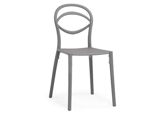 Пластиковый стул Simple gray - купить за 3970.00 руб.