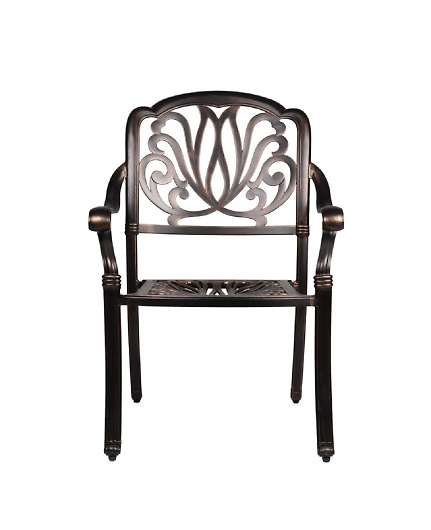 Обеденная группа из алюминия стол Сандаловое дерево+4 кресла Феникс - купить за 117600.00 руб.