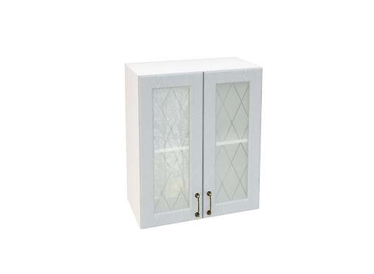 Шкаф 2-х дверный со стеклом №9 Ницца ШВС 600 - купить за 5115.00 руб.