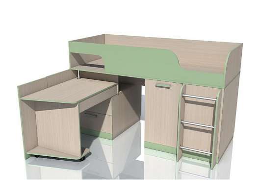 Кровать Рико с поворотным столом НМ 011.55 М - купить за 23229.0000 руб.