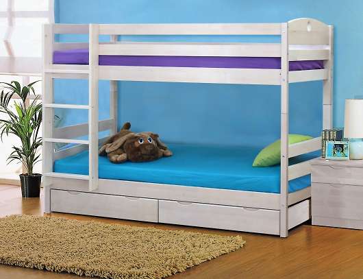 Кровать детская двухъярусная массив (трансформер) - купить за 9100.0000 руб.
