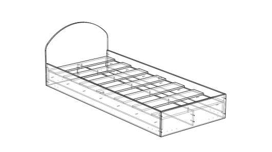 Кровать Стиляга - купить за 11300.00 руб.