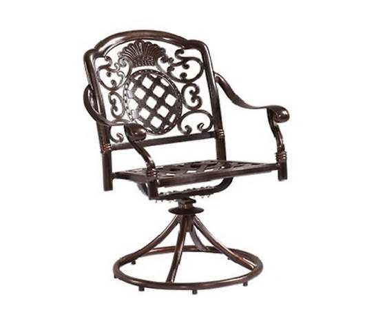 Кресло вращающееся из алюминия Герлен Guerlain арт.74380 - купить за 22500.00 руб.