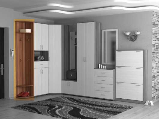 Стеллаж угловой прихожая №18 - купить за 3714.00 руб.