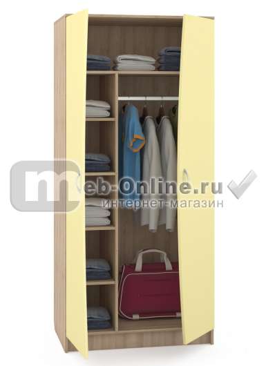 Шкаф 2-х дверный Ника 401 М - купить за 8480.0000 руб.