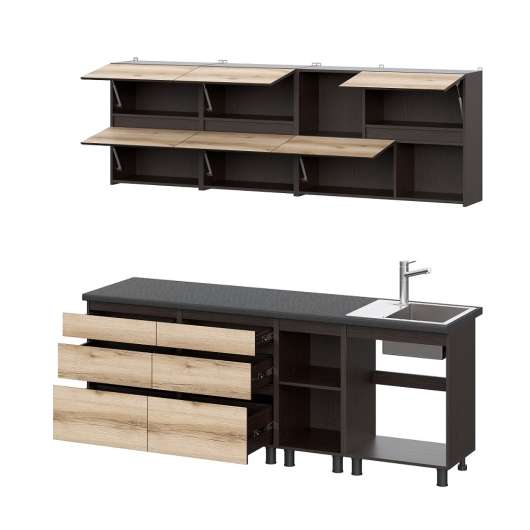 Кухня Берген 2.2 м вариант 5 - купить за 35320.00 руб.