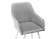 Кресло Слэм крутящееся светло-серое / белое - купить за 7400.00 руб.