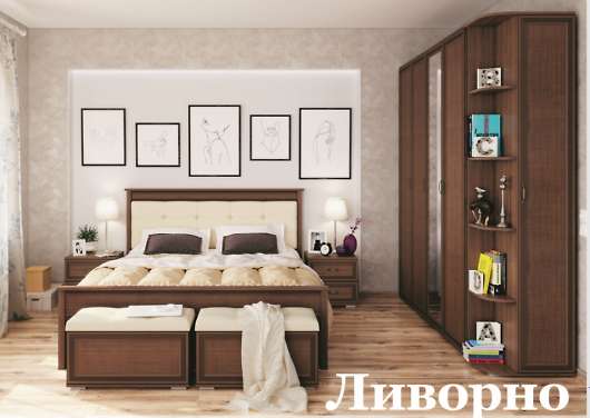 Спальня Ливорно (вариант 2) - купить за 114472.00 руб.