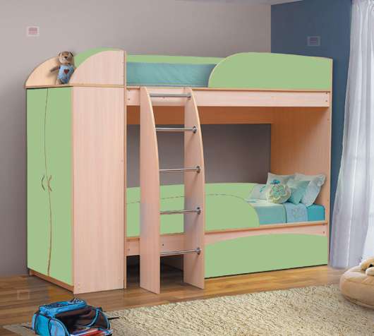 Двухярусная кровать Омега 4а - купить за 23957.00 руб.