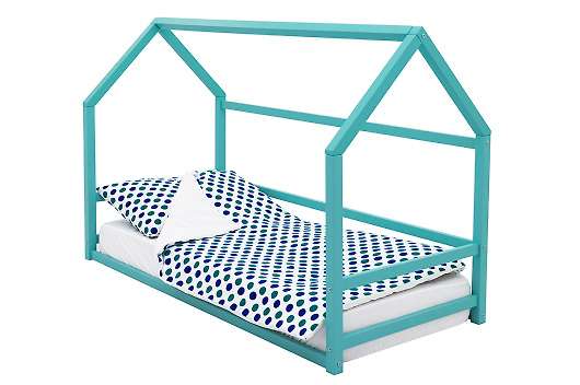 Детская кровать-домик Монтессори Svogen мятный - купить за 8490.00 руб.