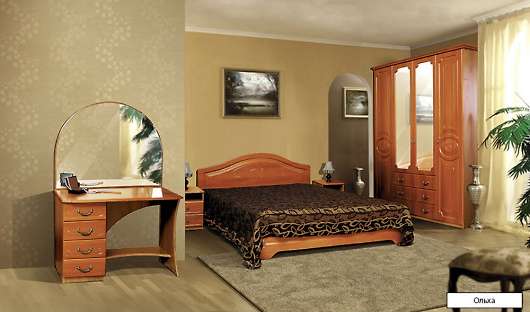 Спальня Ивушка-5 с рисунком (вариант 2) - купить за 138943.00 руб.