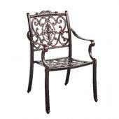 кресло из литого алюминия флоренс florence арт.6171