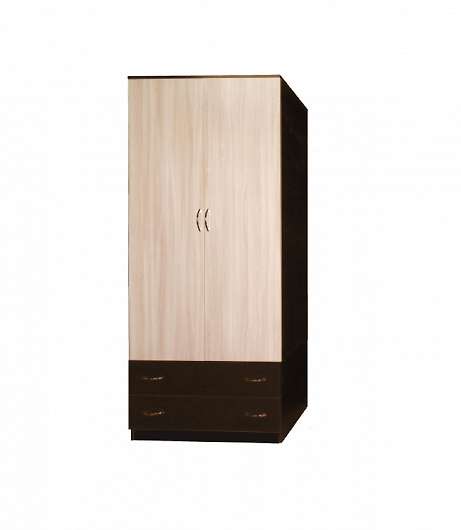 Шкаф двустворчатый комбинированный - купить за 13010.00 руб.
