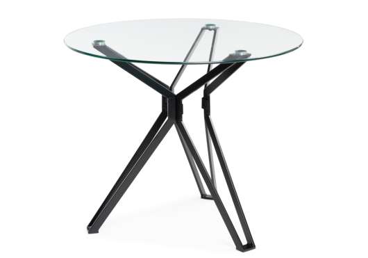 Стеклянный стол Roko 80 чёрный - купить за 0.00 руб.