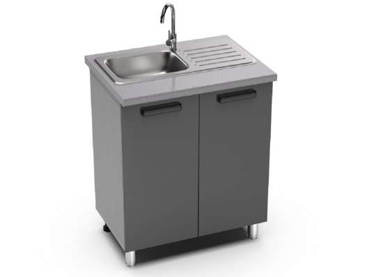 Шкаф нижний мойка Контемп ШНМ 800 - купить за 5180.00 руб.