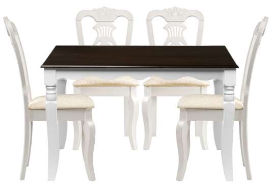 Обеденная группа Нивре butter white / white / oak - купить за 0.00 руб.
